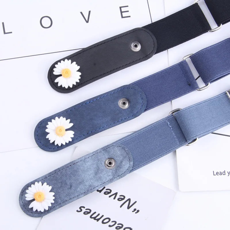 Buckle-free Elastic Invisible Belt Jeans Without Buckle Easy Belts Qme