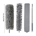 Retractable Duster Washable Microfiber Mop Household Dust Collector For Home Commercial Apartment Dormitory Kitchen Bathroom Qme China Mainland Gray