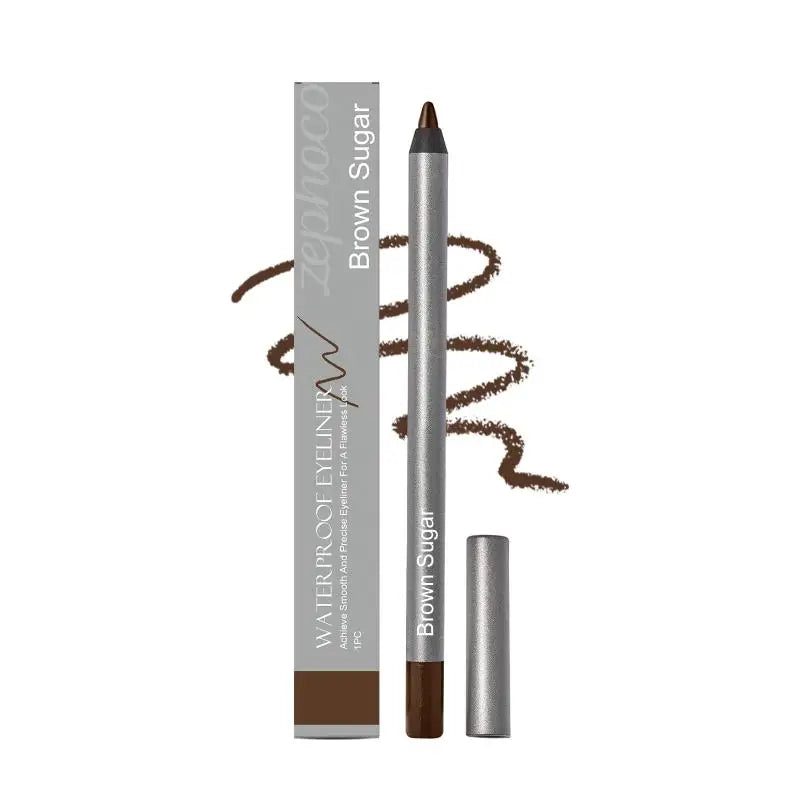 Waterproof Eyeliner Pen Brown Sugar Smudge Proof Liquid Pencil Daily Qme
