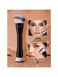 Double End Makeup Foundation Brush Blending Liquid Pressed Powder Qme 1 PCS