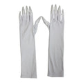 Fancy Props Halloween Cosplay Gloves Solid Long Nails Witch Costume Qme White