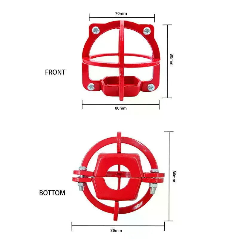 Metal Heavy Duty Protective Cage Mount Guard For Residential Commercial Fire Sprinkler Covers Ceiling Safety Equipment Qme