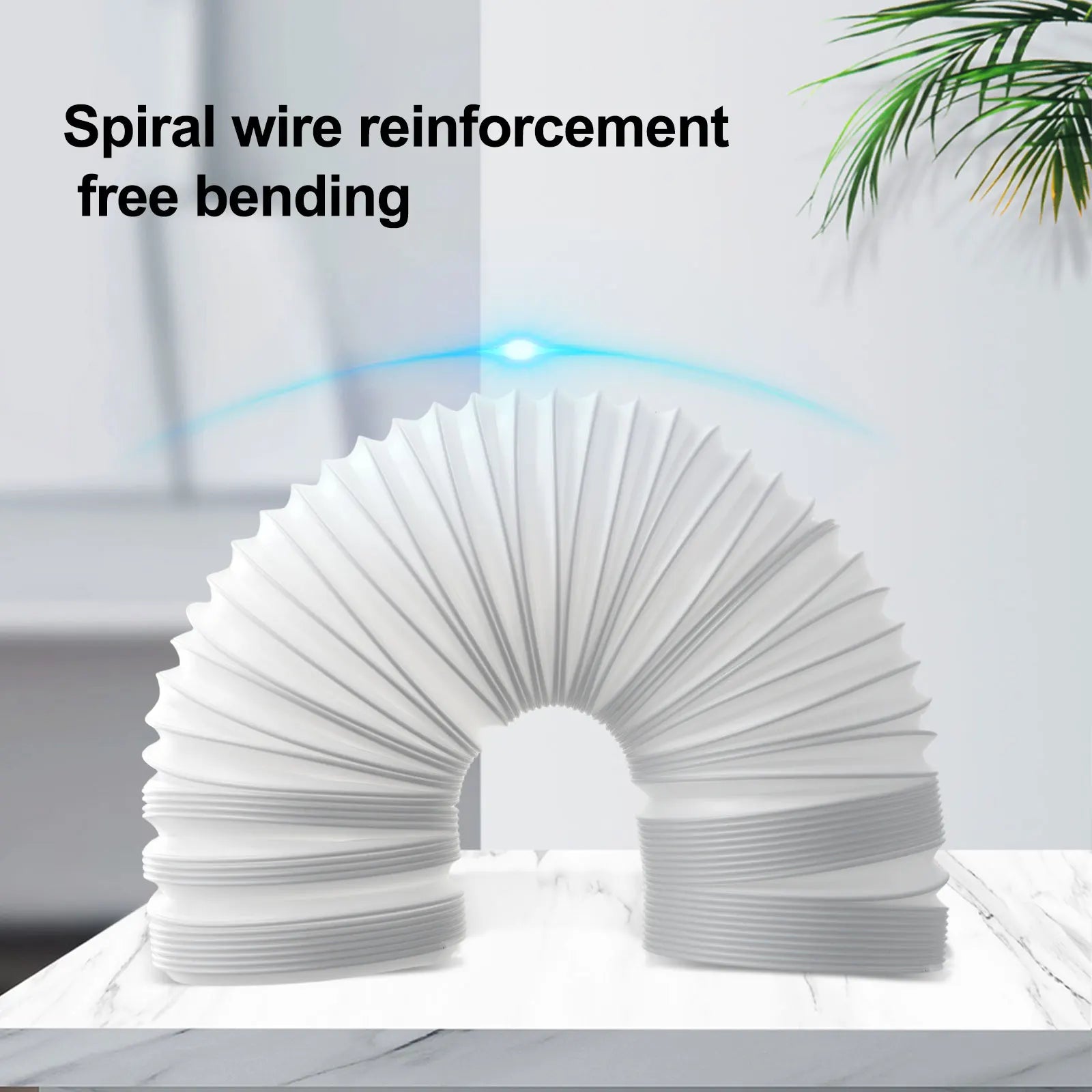 Flexible Air Conditioner Duct Extension For Exhaust Pipe Replacement Suitable For Portable AC Units And Industrial Ventilation Qme