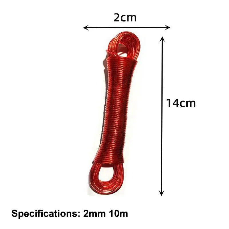 Portable Clothesline 10 20 30 50M Garden Camping Travel Clothes Qme A2