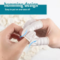 2 bags 200g Sterile Medical Finger Cots Disposable Single-Head for Doctor Examination Wound Surgery Sterilized Sheaths Qme 200g