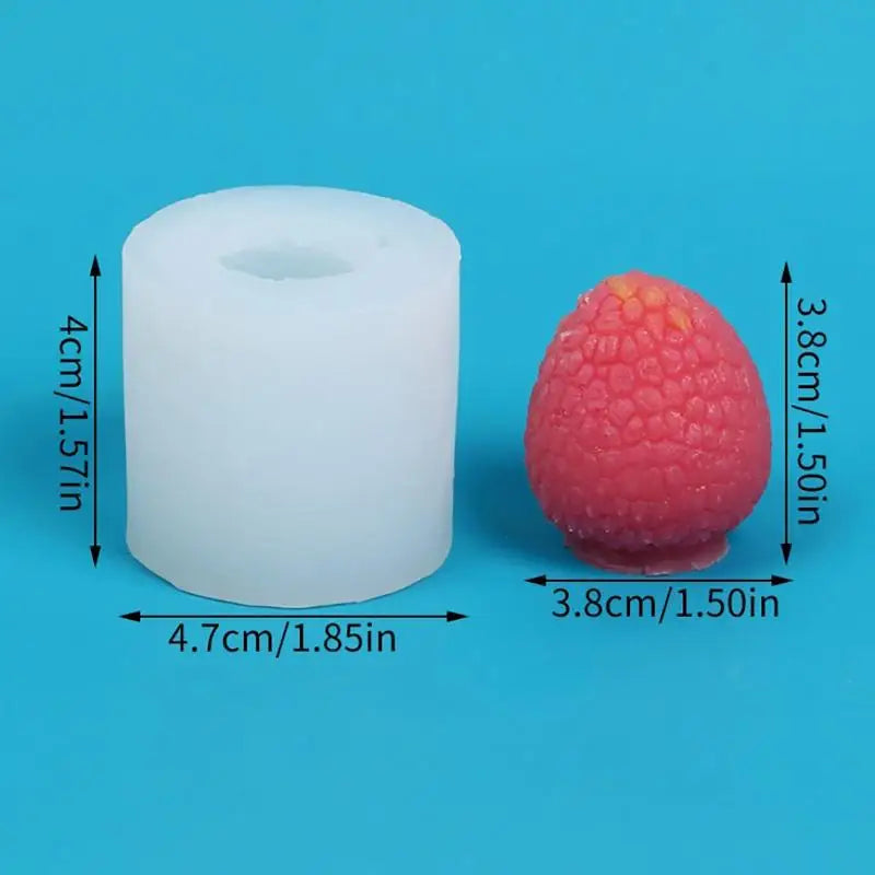 3D Fruit Silicone Mold Mango Banana Duria Lychee For Candle Aromatherapy Craft Making Cake Chocolate Fondant Baking Mold Qme 03