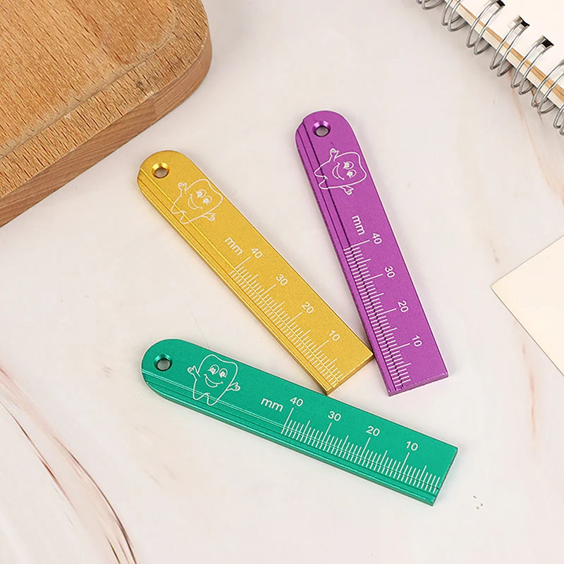 Aluminium Dental Endo Rulers Span Measure Scale Endodontic Finger Qme