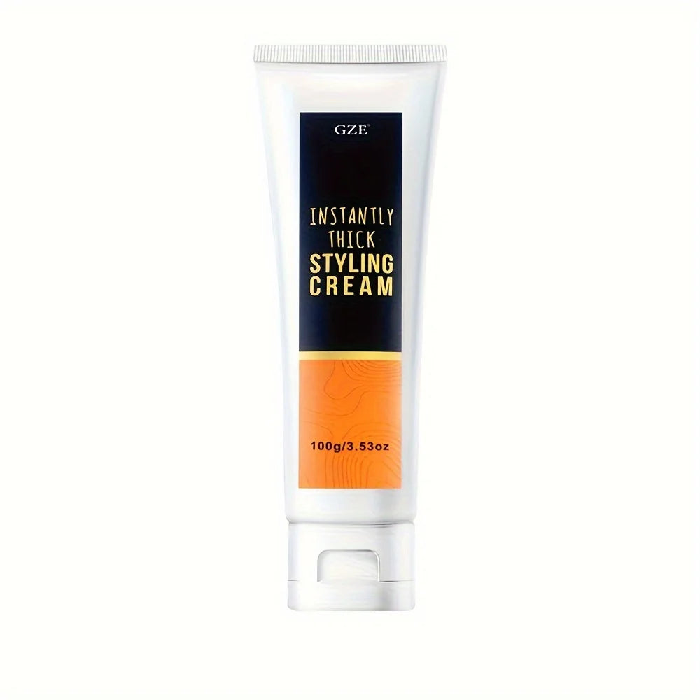 GZE Instantly Thick Styling Cream - Volumizes, Texturizes, and Adds Body to Hair - Lightweight Formula for All Hair Types Qme Styling Cream