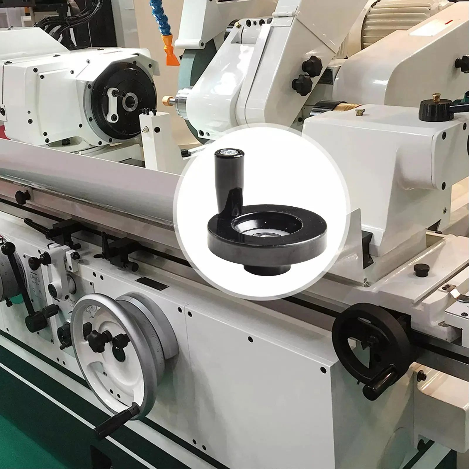 Hand Wheel Milling Handwheel With Rotating Handle Hand Wheel 63mm Dia For Milling Machine Lathes Grinders Qme