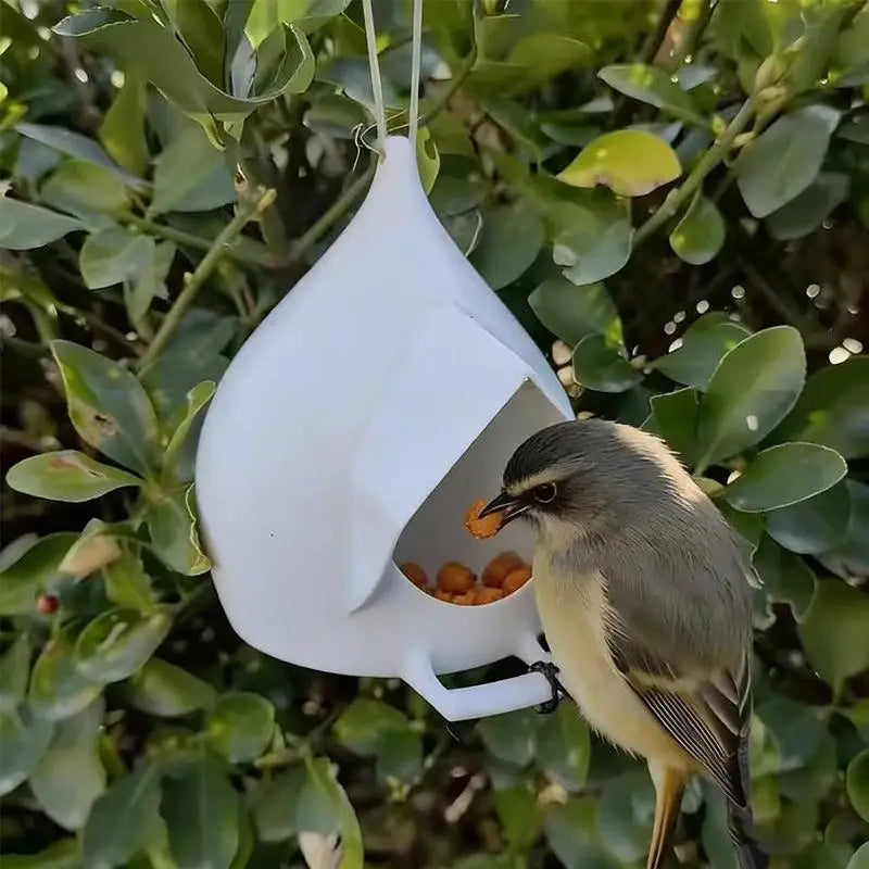 Garden Yard Patio Decoration Bird Feeder Hanging Outdoor Plastic Qme