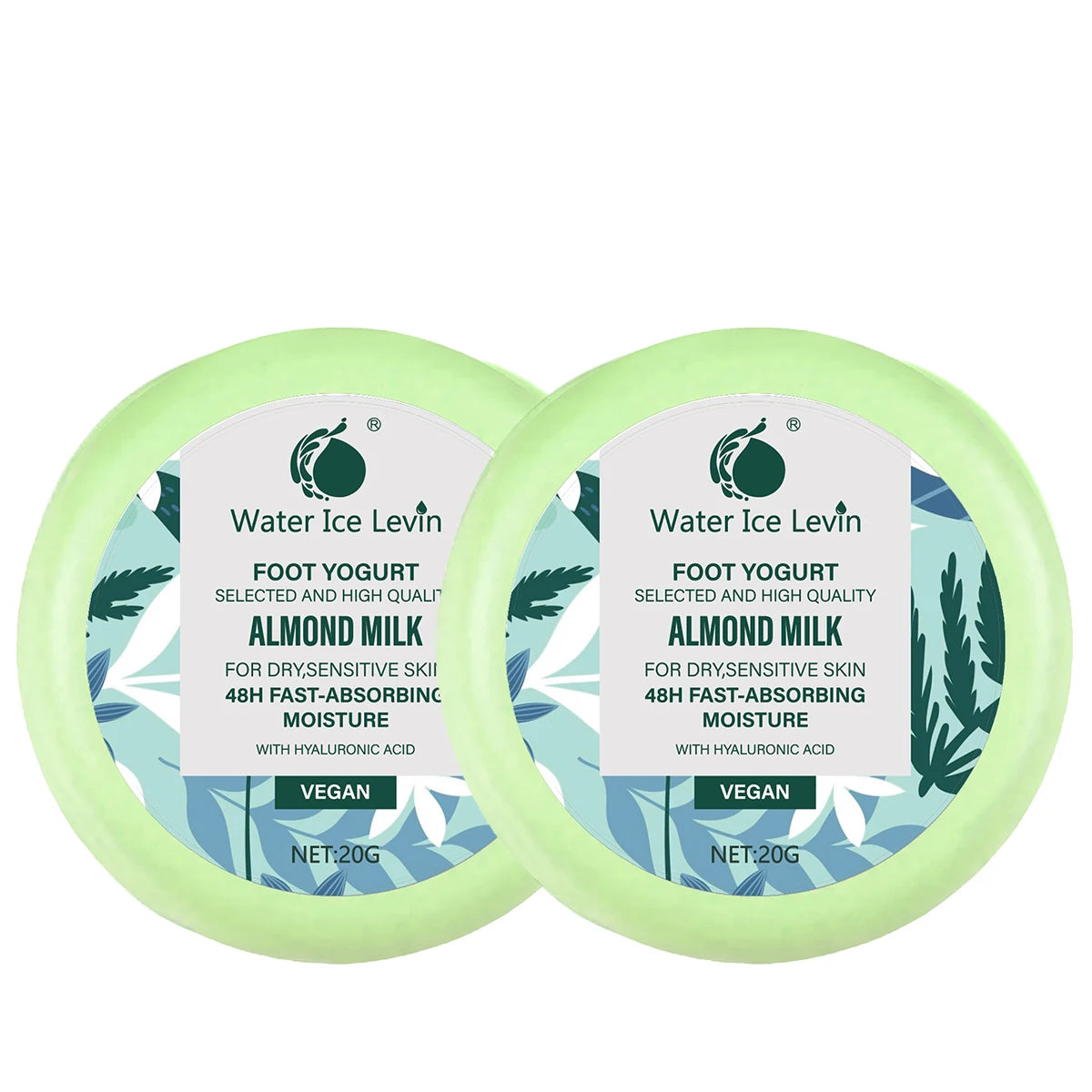 Ice Soothing Foot Care Cream, Menthol Cooling, Collagen Deep Moisturizing, Vitamin Antioxidant Qme YELLOW 20g