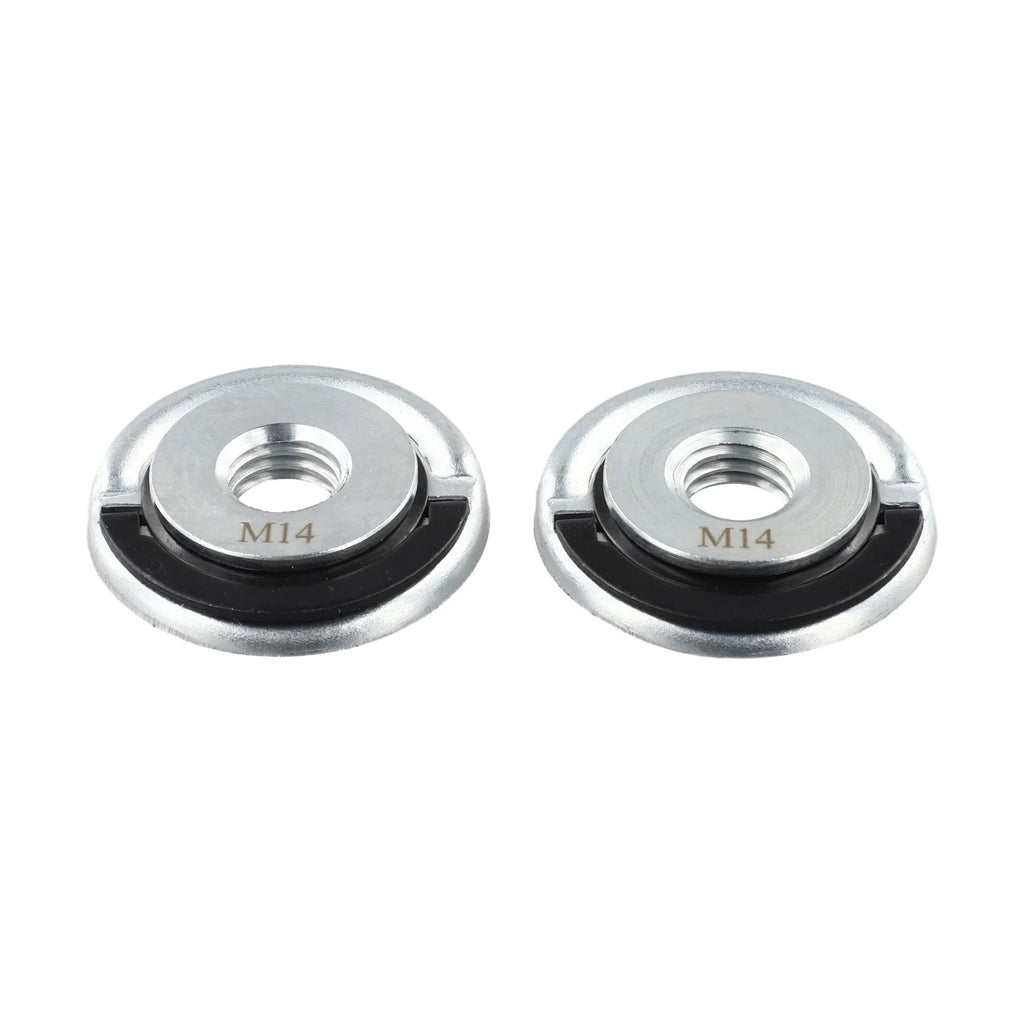 2 PCS M 14 Quick Release Nut Clamp Angle Grinder Nuts Suitable For Angle Grinder Replacment Lock Nuts Accessories 45x9.5mm Qme