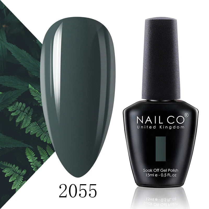 NAILCO 131 Colors Nail Gel Polish Off LED Semi Permanant Art Hybrid Qme 2055