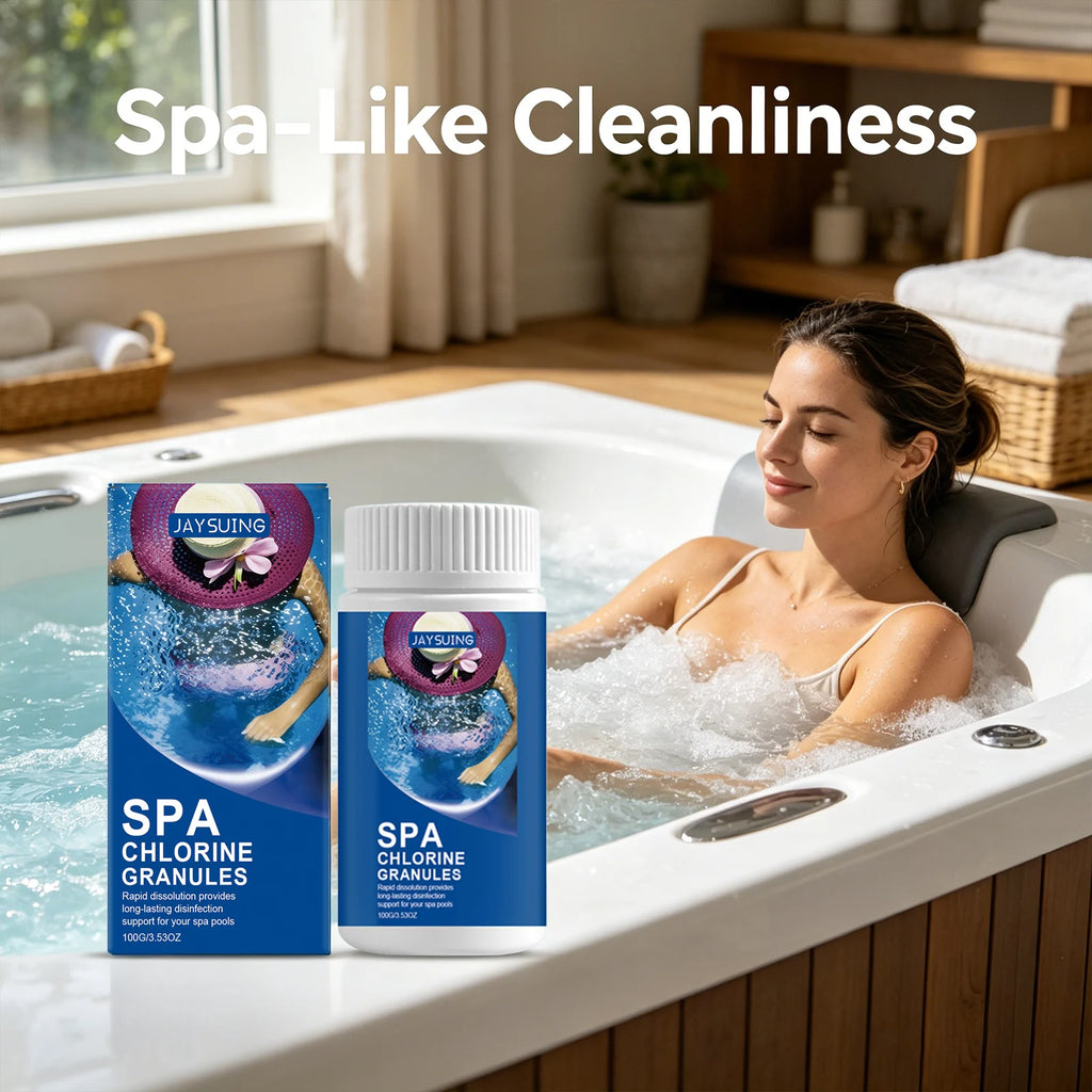 Spa Chlorine Granules Reducing Bacterial & Algae Growth Improving Water Quality Optimize Ph Fast Dissolving Pools Water Purifier Qme