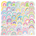 A set of rainbow stickers, birthday party cartoon graffiti stickers, water cup stickers Qme Mixed Color Other