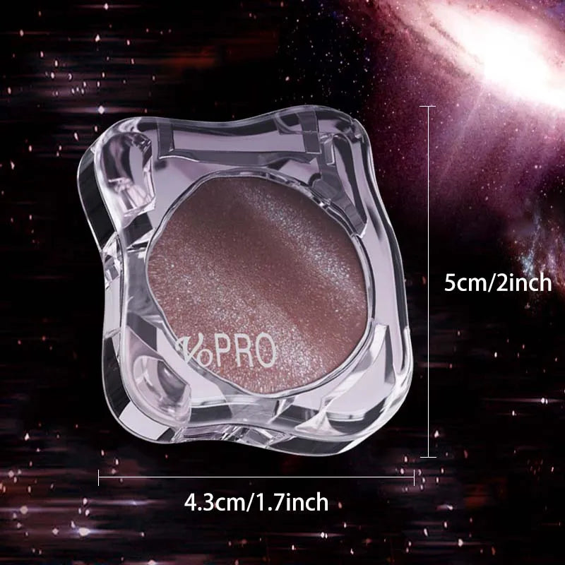 Monochrome Eye Shadow Palette - Sparkly Eye Glitter Makeup, Matte & Shimmer, Long-Lasting, Waterproof, Smudge-Free, High-Pigment Qme