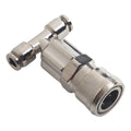 1 PC Three-way Straight Through Joint Pneumatic Tank Connector Pneumatic Fitting For Trucks And Trailers Pneumatic Qme C