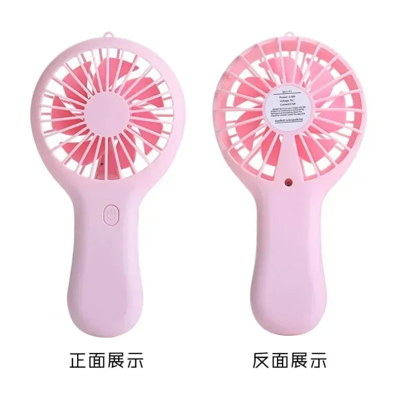 Handheld Mini Fan Portable USB Charging Convenient Creative Small Fans Catapult Pocket Hand-held Fan Qme