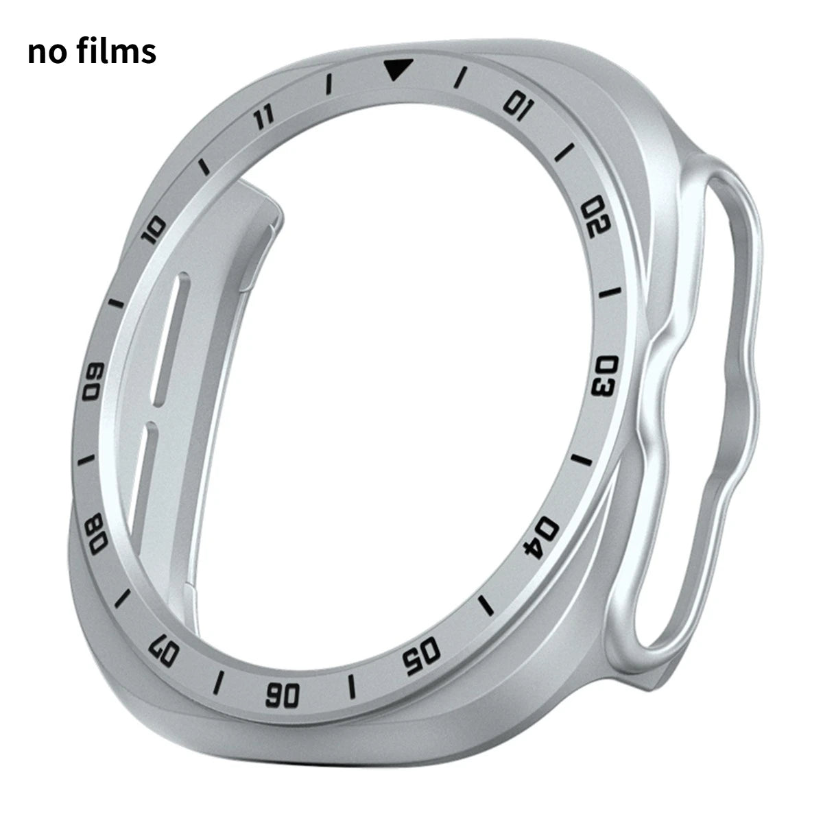 Protective Case for Samsung Galaxy Watch 9 Ultra2 47mm Hard PC Bumper No Screen film for Galaxy Watch Ultra 2 Cover Accessories Qme Silver Balck Galaxy Watch Ultra2