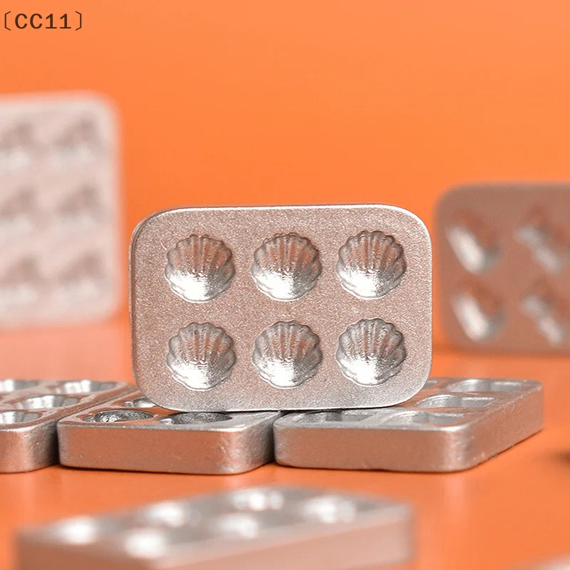 CC1110pcs Doll House Miniature Mini Cake Baking Mold Kitchen Scene Qme