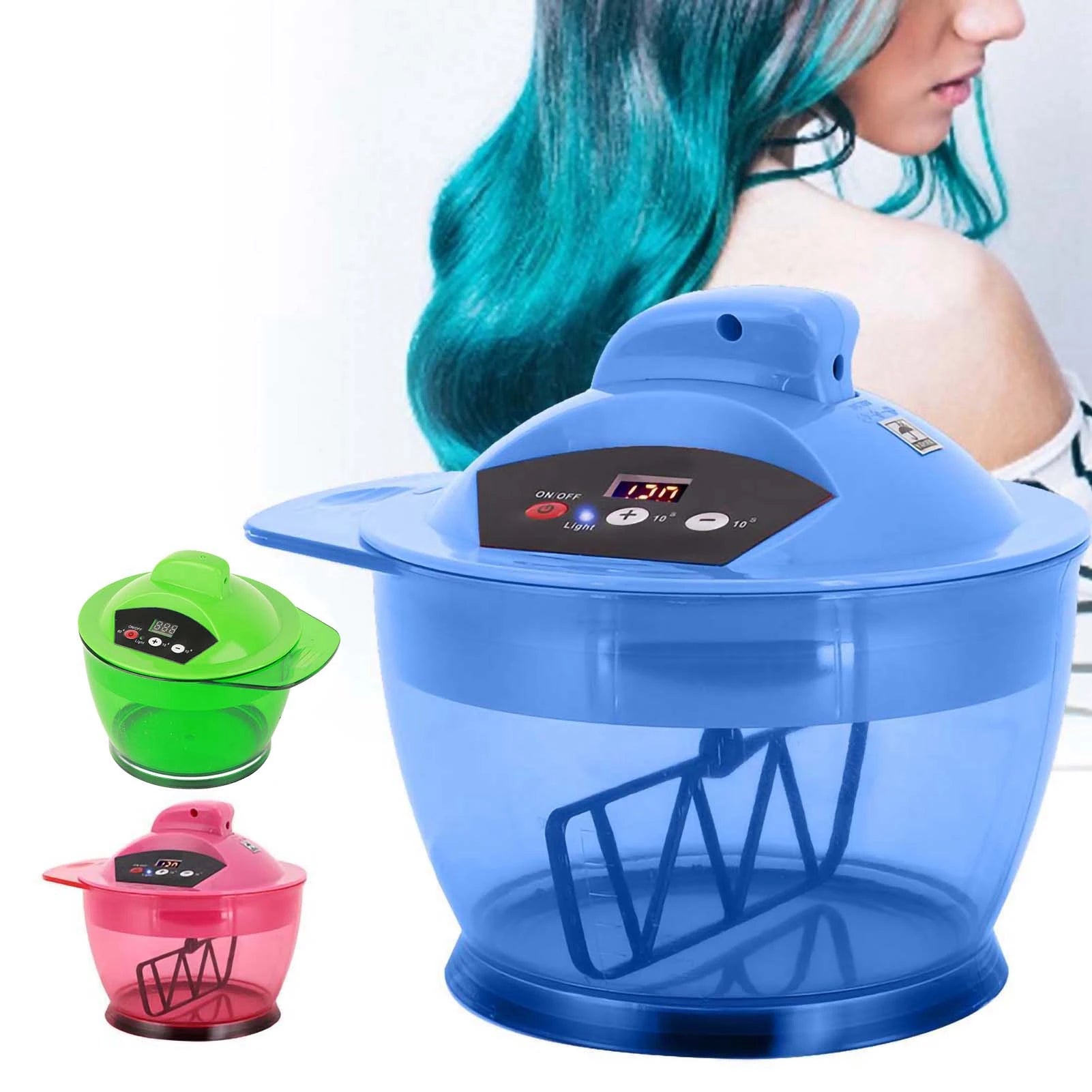 Electric Hair Coloring Bowl Dyestuff Automatic Mixer Blender Hair Dye Cream Mixing Bowl Dyestuff Mixing Bowl Qme