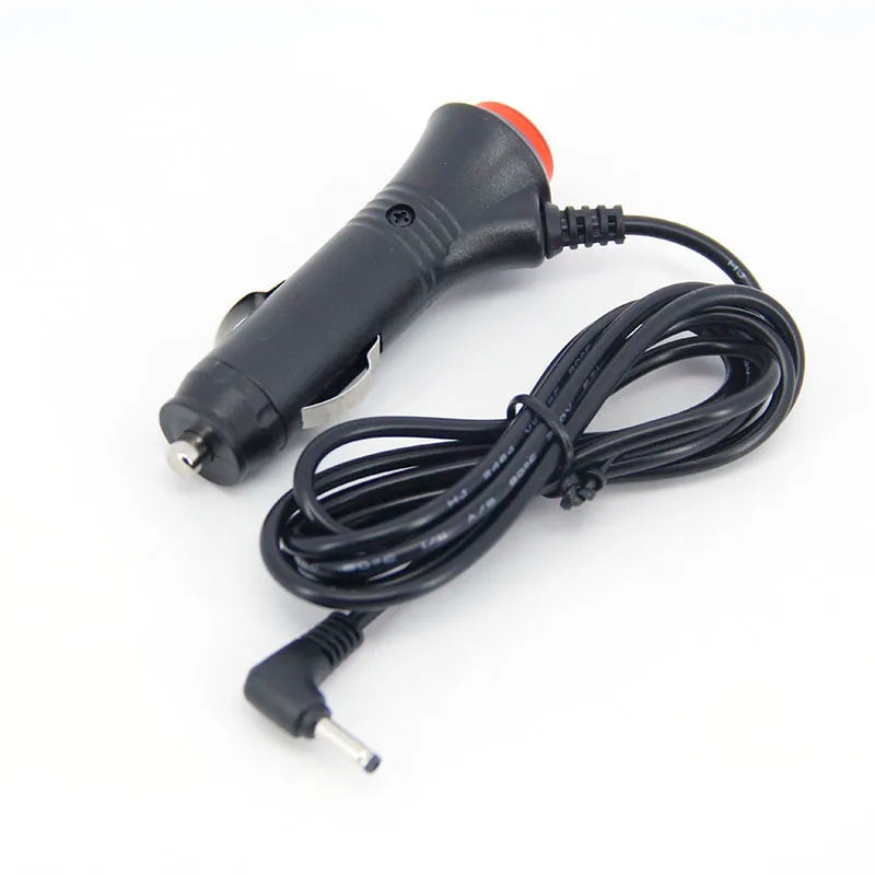 4pcs DC 12V 24V Car Adapter Charger Lighter Power supply extension cable Plug Cord Switch For Car Monitor Camera 3.5mm Qme