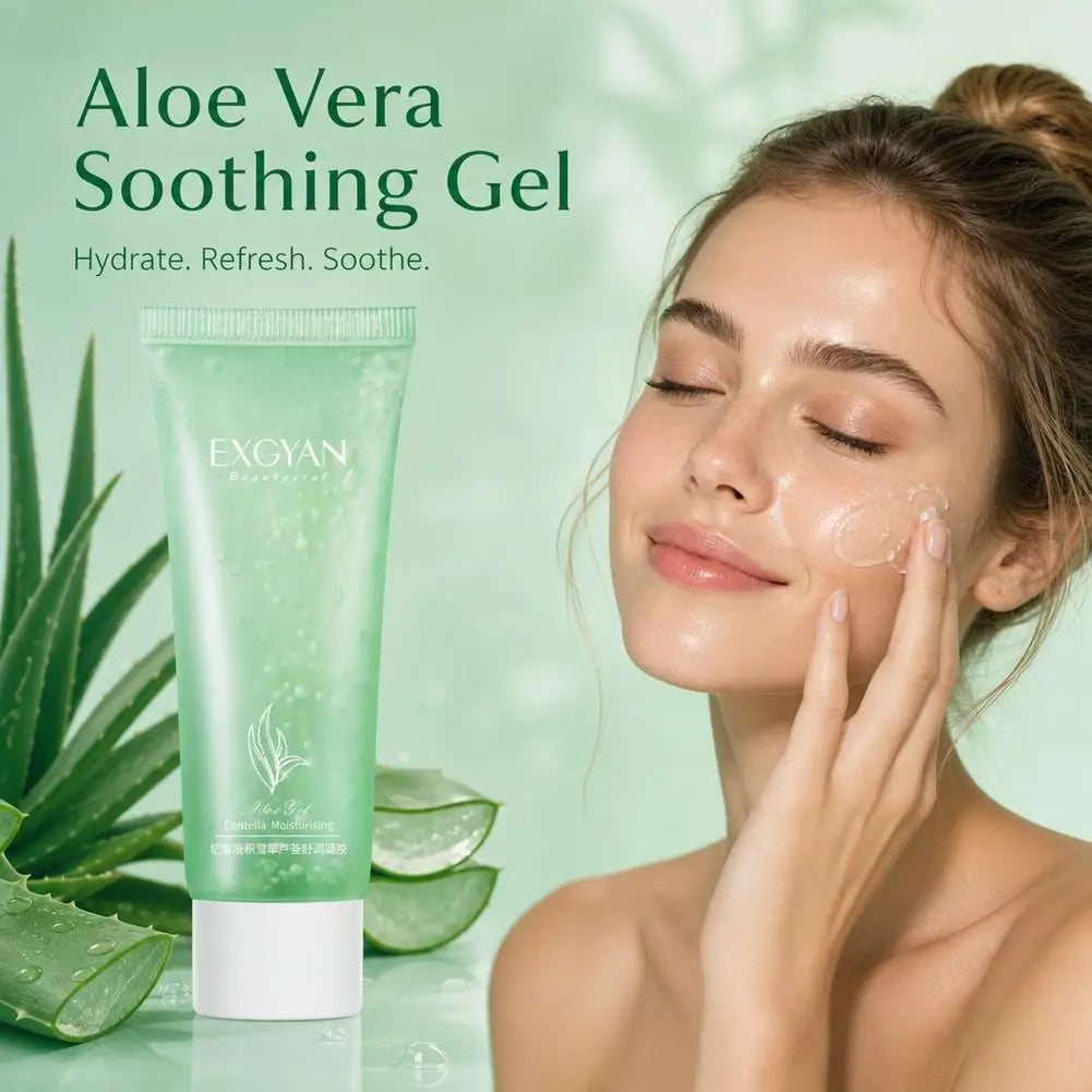 Aloe Vera Gel Pure Face Body Moisturizer After Sun Skin Care Qme
