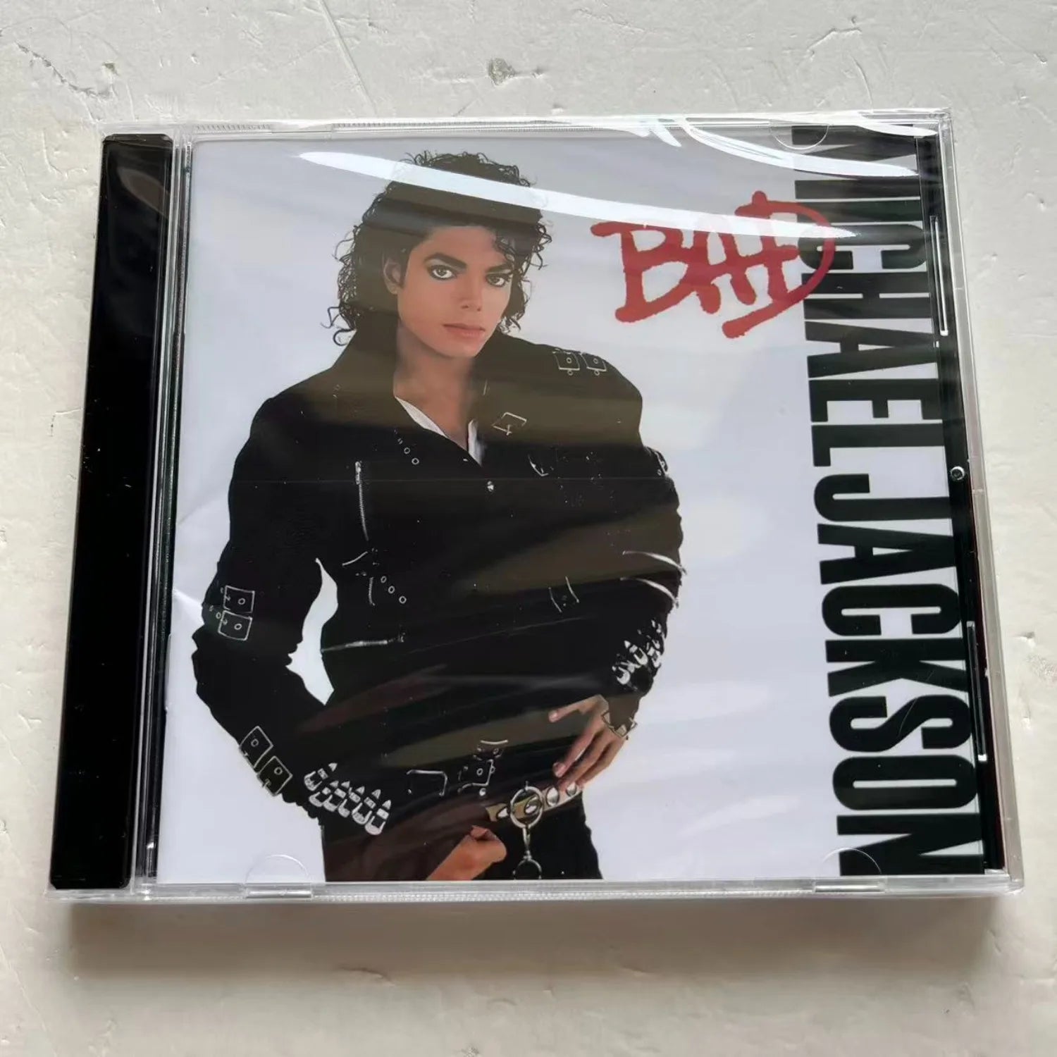 Pop King Studio CD Album, Black Outfit Portrait Cover Art Style, Iconic 80s Dance-Pop Tracks for Music Collectors Qme BAD