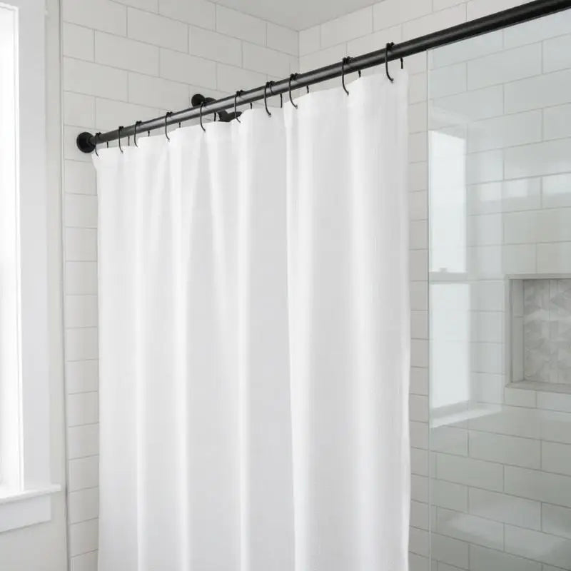 50- Telescopic Curtain Rod Adjustable Stainless Steel Drying Rack Qme