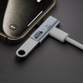 2-in-1 Type C 3.2 OTG Splitter 10Gbps USB C To USB 3.2 Adapter with Type C 100W PD Fast Charging for iPhone 15 Tablet Qme Default Title