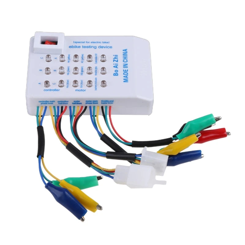 E-bike Tester Scooter Brushless Car Motor Controller Quick Battery Qme WHITE