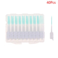 20 Between Teeth Oral Care Toothpick Interdental Brush Cleaning Qme Green 40Pcs