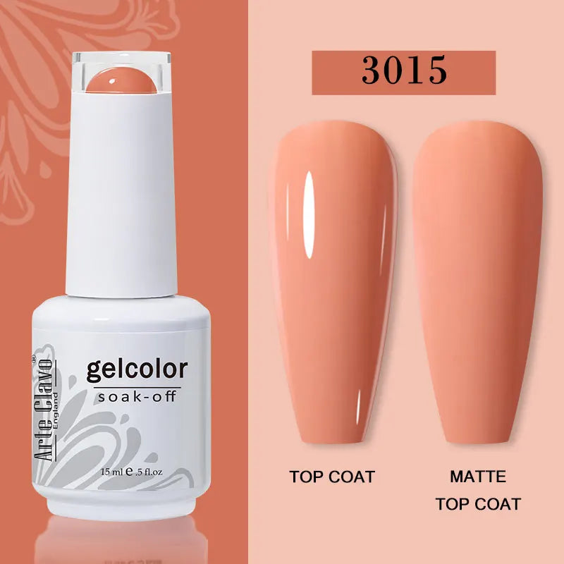 Arte Clavo Transparent Nude Pink Jelly Gel Nail Polish Semi Permanent