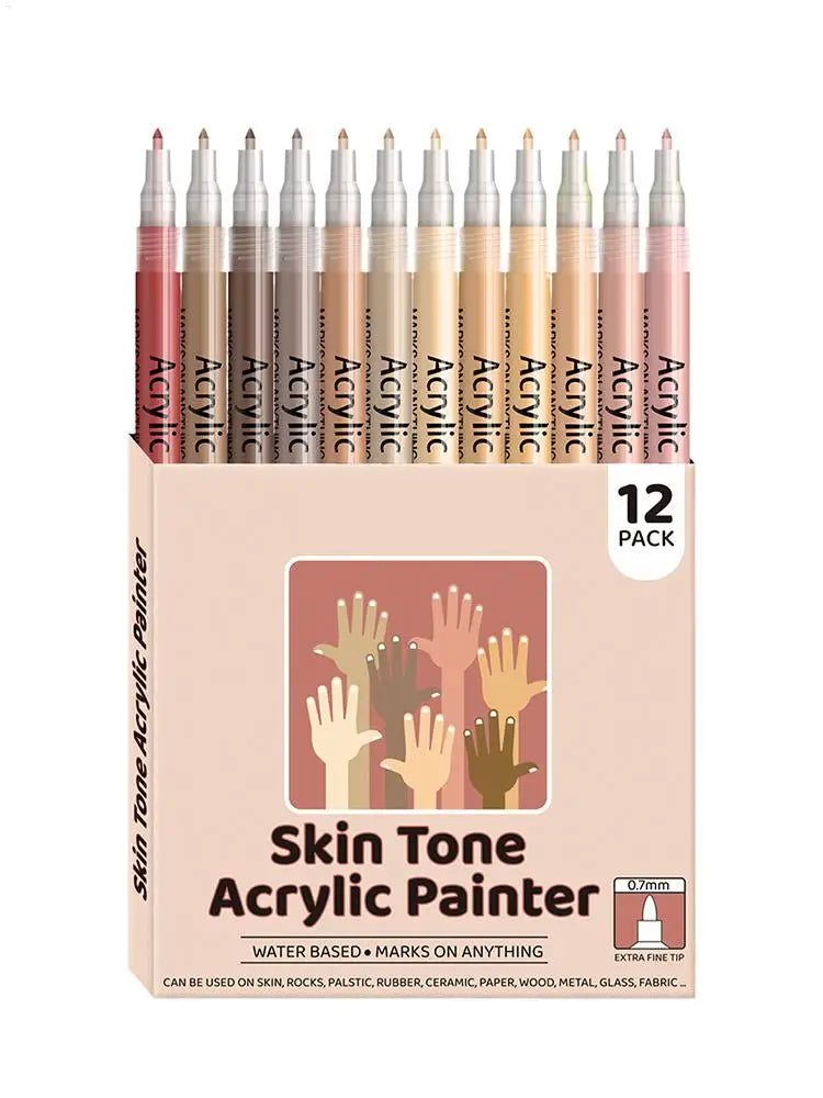Nail Arts Graffiti Pen Markers Body Skin Drawing Abstract Lines Fine Qme