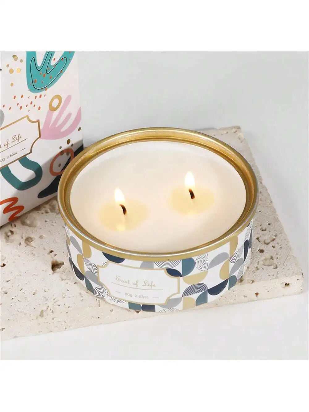 Aromatherapy Candle Wholesale Creative Retro Canned Interior Qme