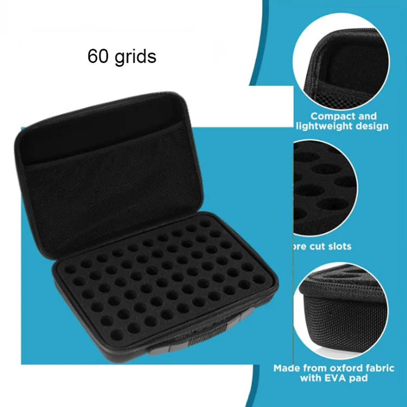 Refrigerator Storage Box Mesh Bag Organizing Small Injection Vials Qme 60 grids