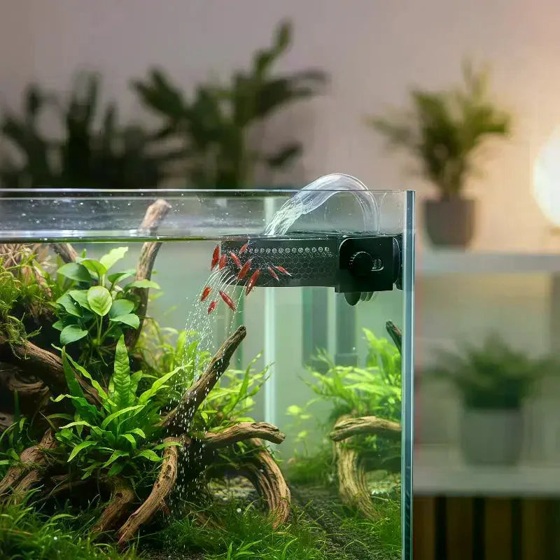 Aquarium Filter Baffle With Suction Cups, Fish Tank Flow Controller, Water Surface Calmer& Flow Reducer For Betta Fish And Shrim Qme