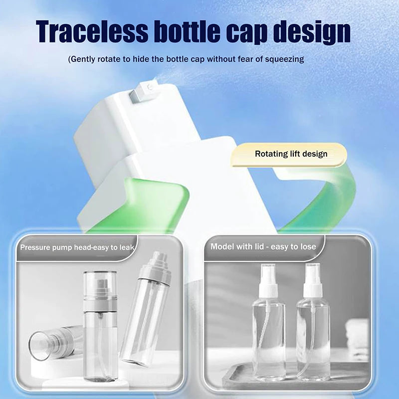 15 30 Square Vacuum Bottle Press Lotion Empty Dispensers Liquid Qme