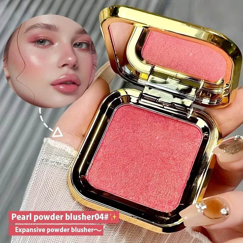Cream Blush Palette Mashed Potato Texture Waterproof Long Lasting Qme