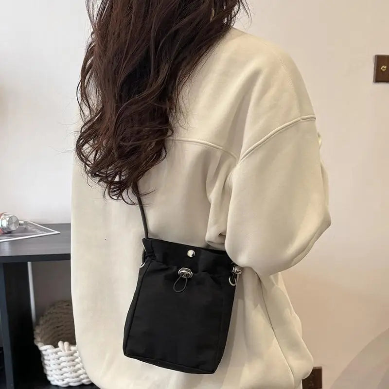 Nylon Bag Korean Fashion Canvas Crossbody Shoulder Sling Lightweight Qme 001