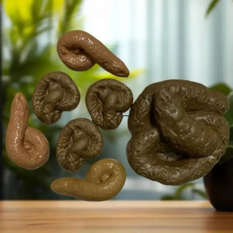 Prank Props Realistic Fake Turd Funny Joke Tricky Toys Drawstring Bag Qme