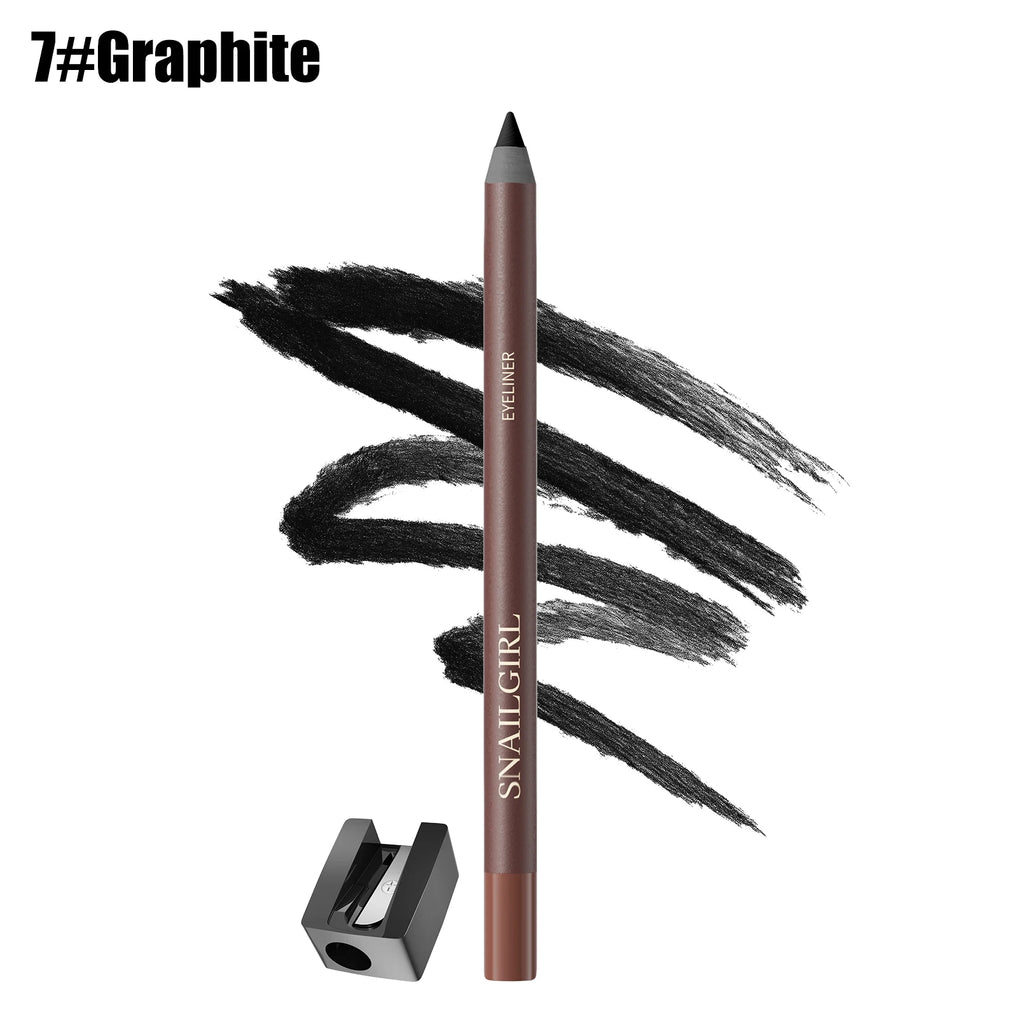Eyeliner Pen, Waterproof And Sweatproof, Long Lasting Smudge ProofHard Refill Eyebrow Pencil Qme M301-7