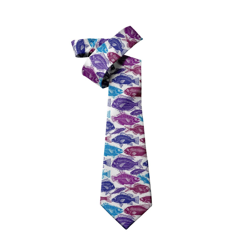 Design Fun Fish Tie Fashion Neutral Men's 3d Printing Deep Sea Qme