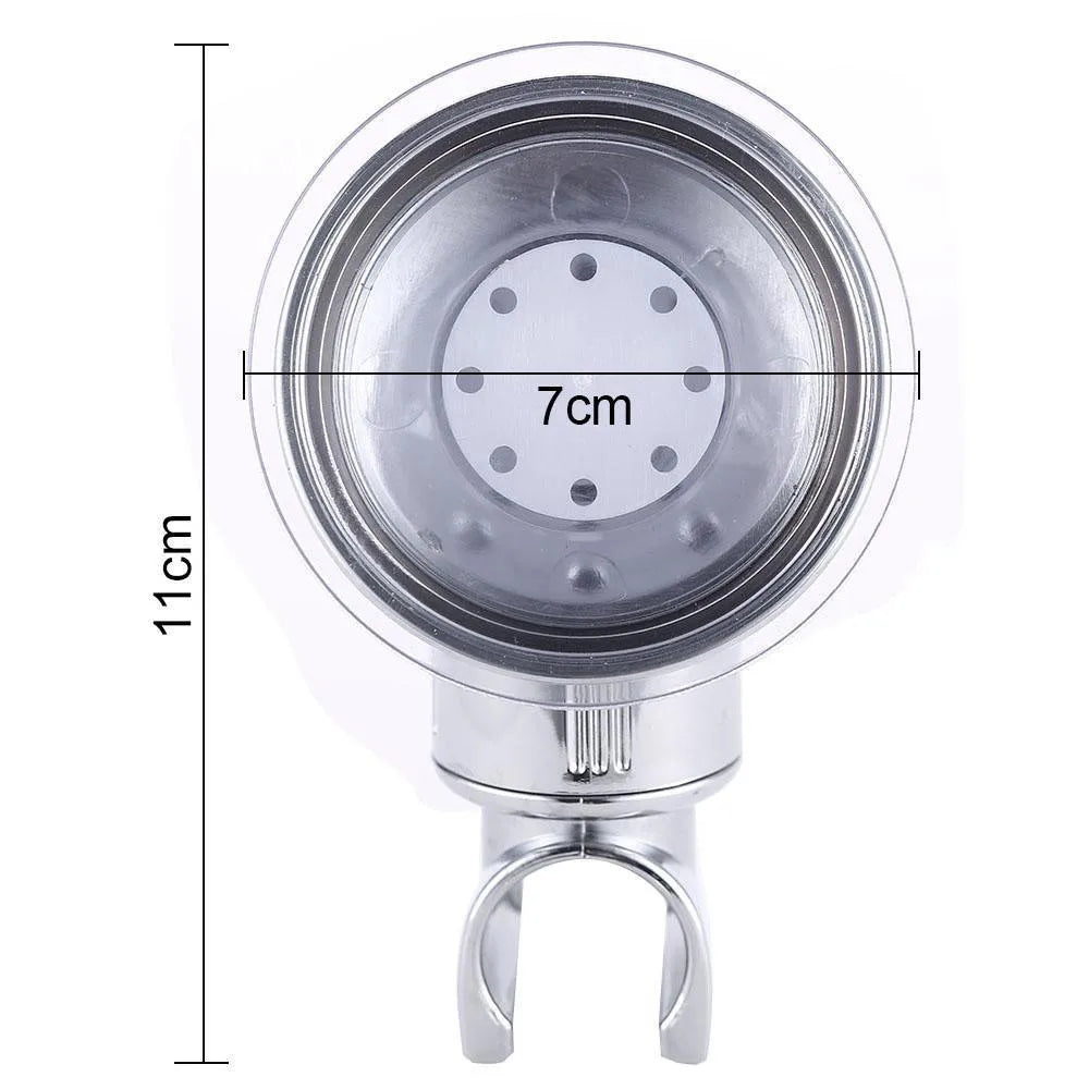 Shower Head Holder Bathroom Strong Vacuum Suction Cup Wall Mount Holder Adjustable Hand Shower head Bracket Bathroom Accessory Qme