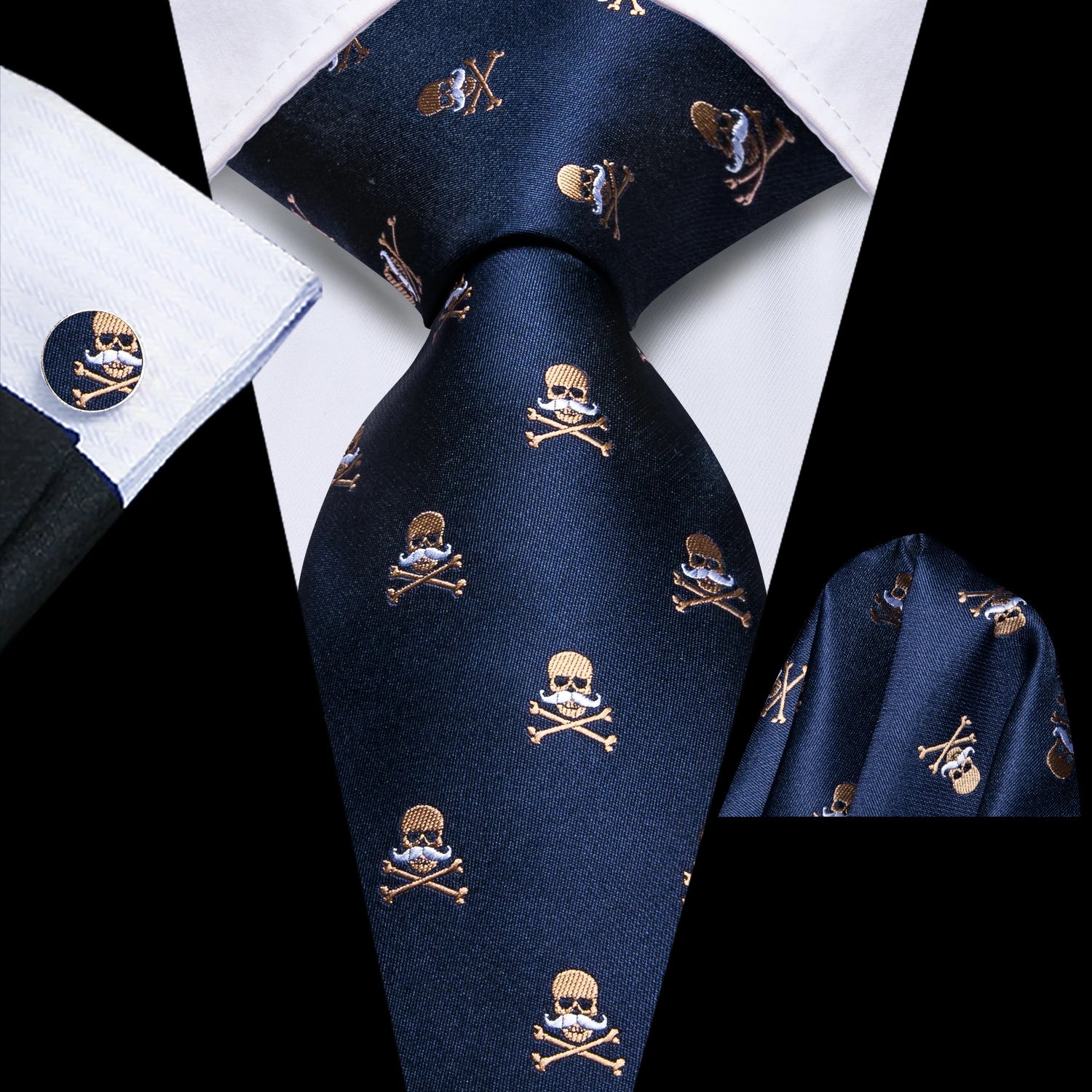 Hi-Tie Designer Blue Red Purple Novelty Tie For Men Handky Cufflink Gift Mens Necktie Business Party Dropshiping Wedding Qme HT-N-0197