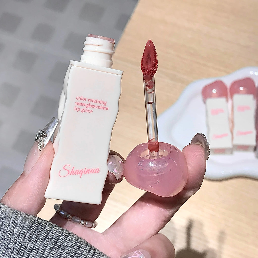 SHAQINUO Mirror Gloss Lip Hydrating Long-lasting Luminous Finish Qme