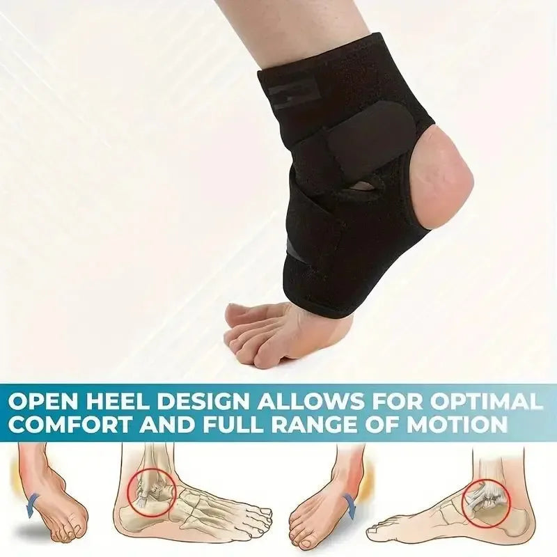 Breathable Ankle Brace Support Sleeve Adjustable Elastic Multi-sport Qme