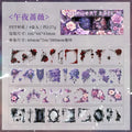 4 Rolls Gothic Washi Tapes Set Scrapbooking Stickers Supplies Japanese Cute korean stationery Journaling Aesthetic Masking tape Qme B A box of 4 rolls