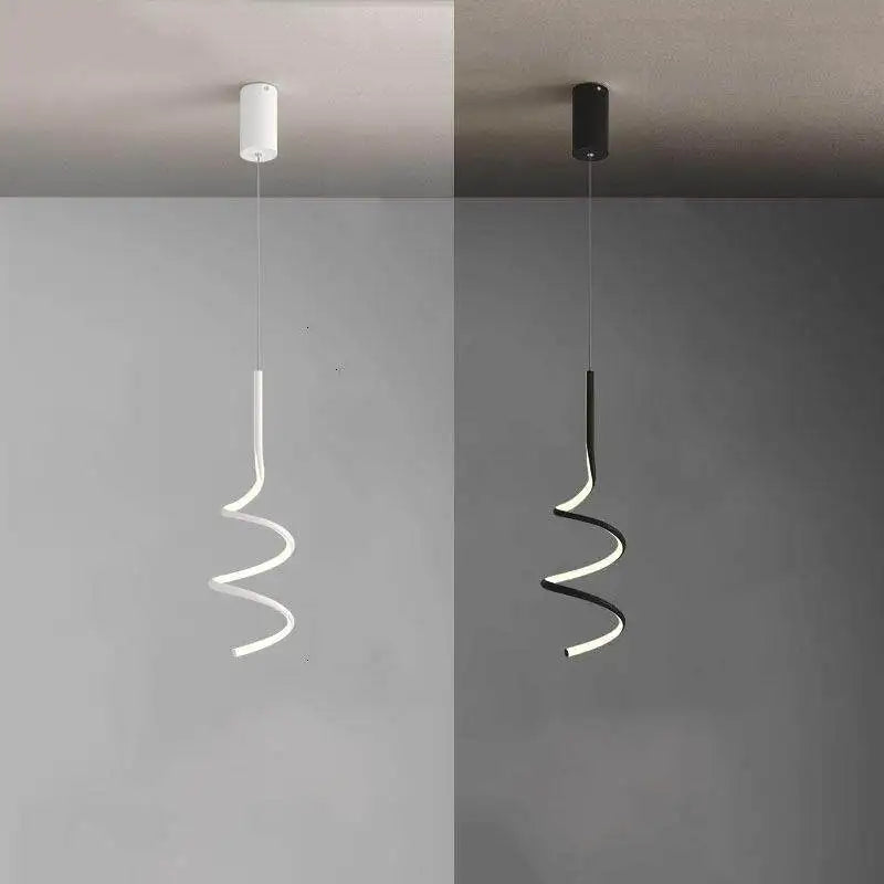 Nordic LED Pendant Light Indoor Lighting Home Hanging Lamp Decoration For Bedroom Dining Table Living Room Stairs Chandeliers Qme