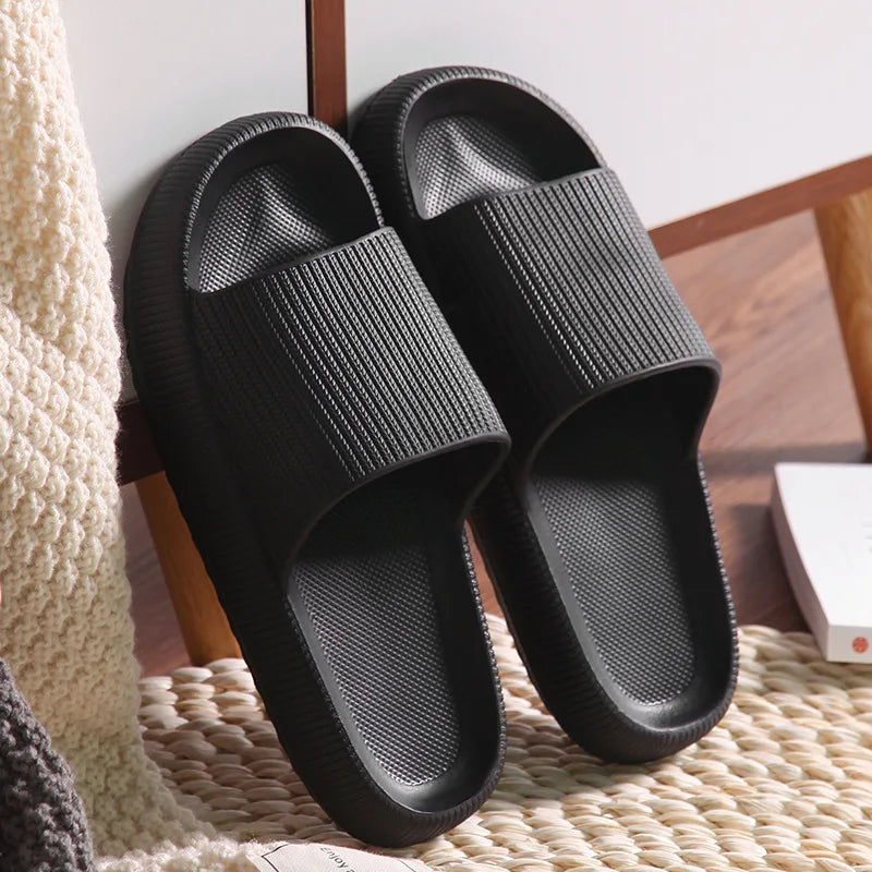 Women Thick Platform Cloud Slippers Eva Cfortable Non-slip Home